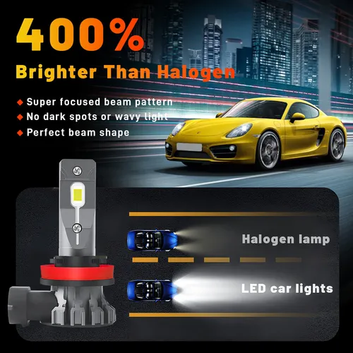 Applicable To 9005 H11 H11 Kit De Faros Led 3570 Csp Luz