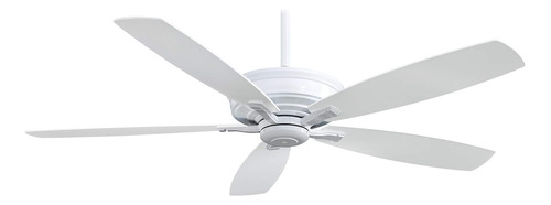 Ventilador De Techo Clásico De 60 In F696-wh Minka-aire