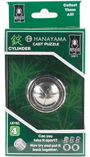 Bepuzzled 30811 Cilindro Hanayama Fundido Metal X7jwg