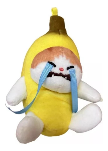 Wang Llavero Banana Cat Voice Con Colgante En Forma De