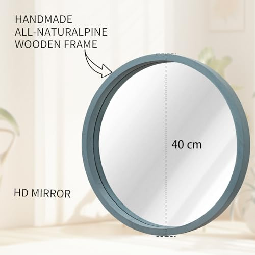 Espejo De Pared Circular Espejo Redondo Para Baño, Espejo De