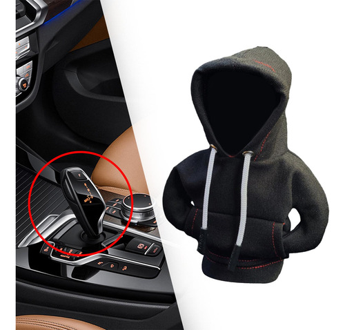 Auto Shifter Knob Cover Gear Handle Decor Decoração Preto