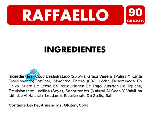 Bombones Raffaello Sabor Wafer Y Coco (caja Con 90 Gramos)