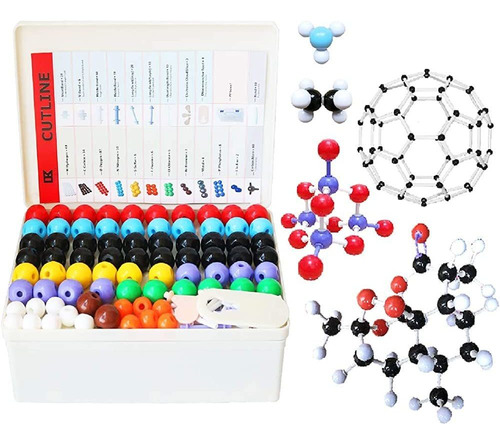 Linktor Chemistry Molecular Model Kit (444 Piezas), Estudian