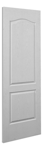 Puerta Interior De Madera 2 Paneles Marco Y Chapa 80 X 213cm Blanco