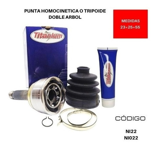 Punta De Tripoide Nissan Tiida 1.6l Doble Arbol (23*25*55)