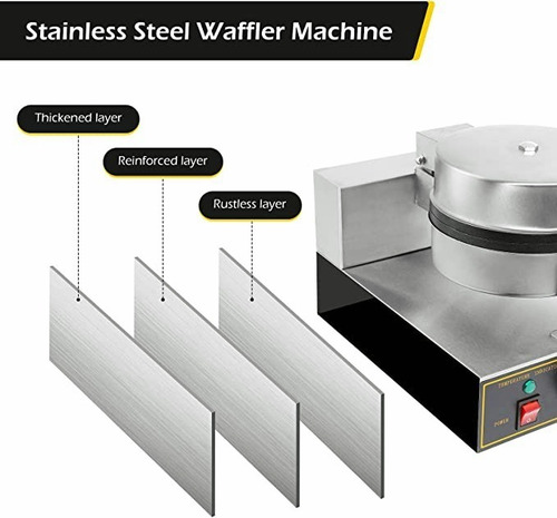 Máquina Hacer Waffles Deliciosos