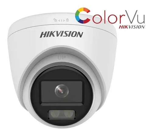 Câmera IP Hikvision Colorvu Dome 2mpx 1080p em cores 24h