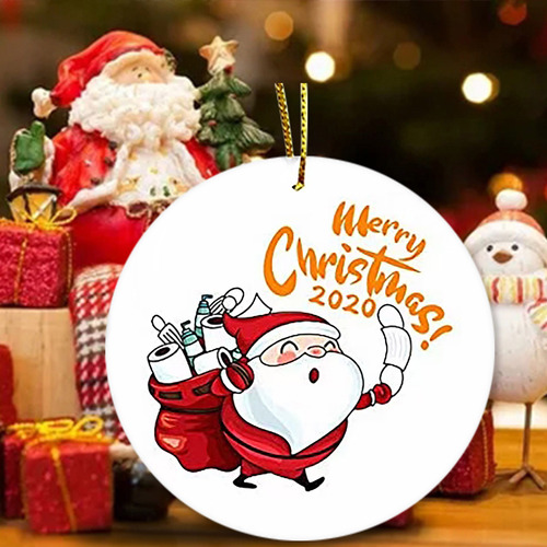 Adorno Personalizado K De Papá Noel De Navidad 2020 H 4012