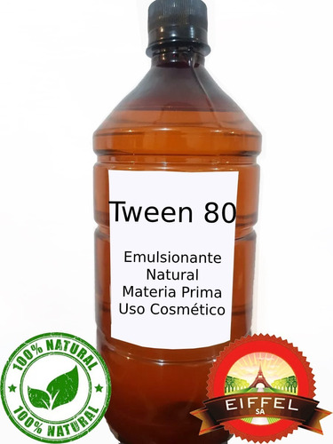 Tween 80 Emulsionante Natural Cosmetico 250 Ml Materia Prima