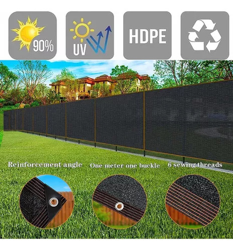 Malha De Proteção Solar, Sombra, Vela, Polietileno 6x4m