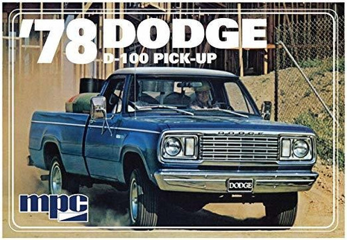 Mpc901 1978 De Dodge Pickup Camión Modelo Coche Kit Con Mini