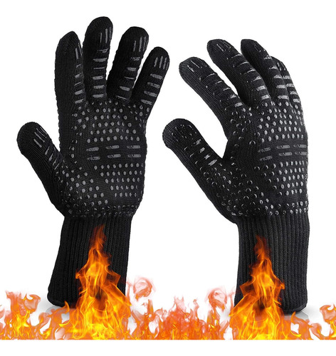 Guantes De Barbacoa Resistentes Al Calor, Guantes Resistente