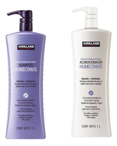 Shampoo Y Acondicionador Kirkland Humectante 1 L C/u Kit