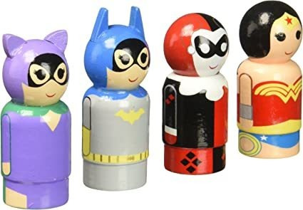 Bif Bang Pow. Heroines De Dc Pin Mate Juego De Figura De