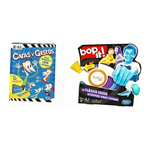 Hasbro Gaming Caras Y Gestos Board Game Juego De Cartas De