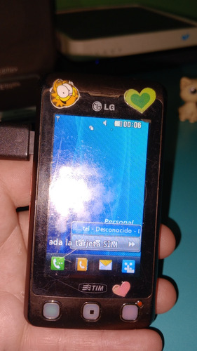 Celular Lg Kp570 Año 2009 Liberado, Primer Cel Tactil (Usado)