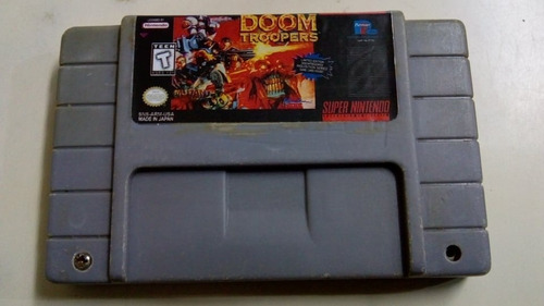 Fita Doom Troopers Jogos Snes Cartucho Super Nintendo Fase