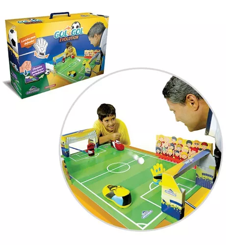 Brinquedo Tabuleiro Futebol Gol A Gol Menino Jogo De Mesa- NOVO