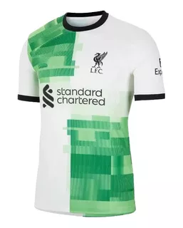 Camisa Liverpool Away Shirt Branca 23/24 Nova