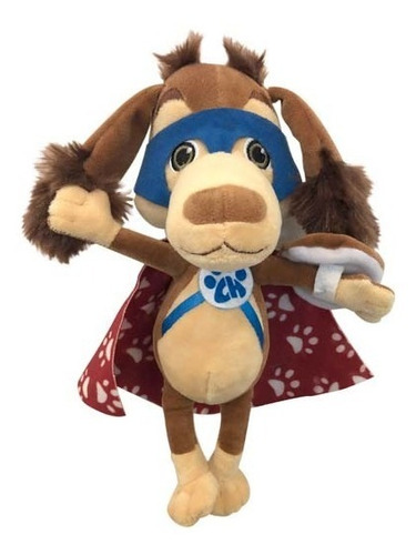 Perro Chocolo Peluche Interactivo Superheroe 5sonidos Españo