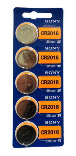 Pilas Sony Murata Cr 2016 5u Original Balanzas Distribuidor