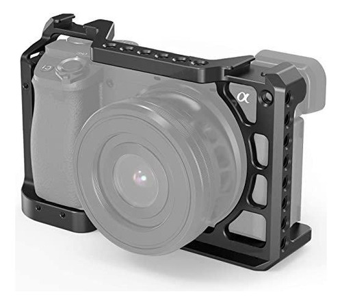 Gaiola Cage Emiral Para Sony A6500, A6400 E A6300 Cor Cinza