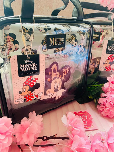 Cosmetiquera Minnie Mouse Disney Primark Color Negro