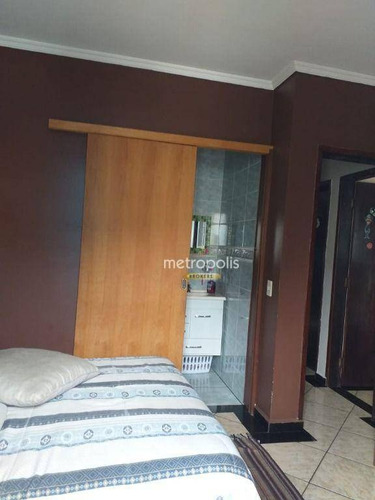 Imagem 10 de 20 de Cobertura À Venda, 154 M² Por R$ 448.000,00 - Vila Camilópolis - Santo André/sp - Co0467