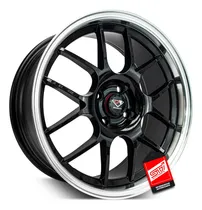 Comprar Jogo Roda Bbs Dr1 Aro 17x7.5 4x100 Offset 33 Preto C\u002F Borda
