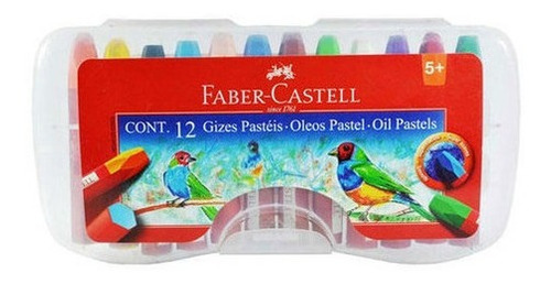 Lápiz Pastel Oil Maleta Faber-castell X12 Colores