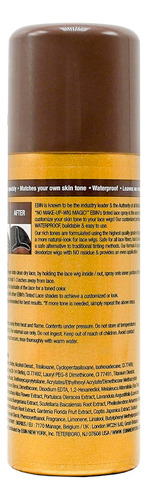 Spray Tintura Renda Peruca Ebin 80ml Marrom Darkest