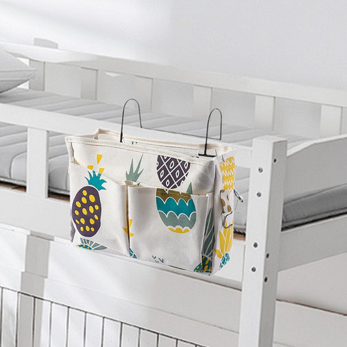 Bolsa De Almacenamiento Para Colgar Junto A La Cama, Piña