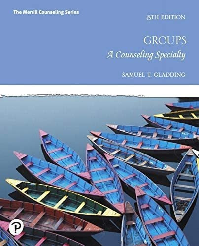 Libro: Groups: A Counseling Specialty (the Merrill Series)