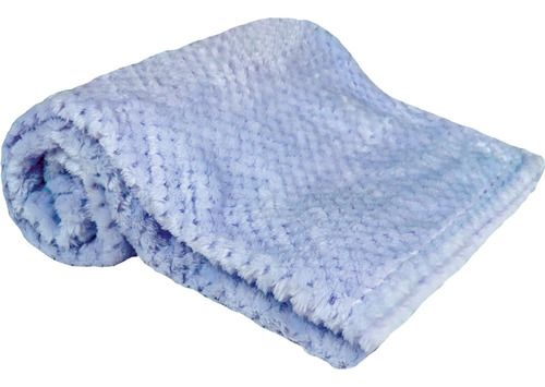 Imagem 3 de 5 de Mantinha Para Bebê Soft Azul Buba 13226