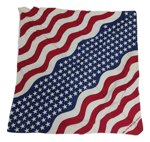 Pañoleta Pañuelo Bandera Estados Unidos Usa 100% Algodón 