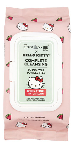 The Creme Shop Hello Kitty - Toallas Limpiadoras Completas .