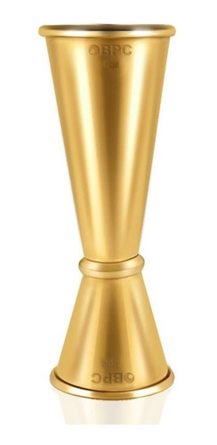 Imagen 1 de 3 de Jigger Estilo Japones 1 X 2oz Color Dorado