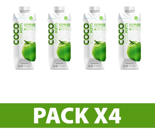 Agua Coco X 4 Und Cocoxin 10 - mL a $68