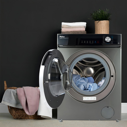 Lavadora y secadora Philco Pls10t Invertplus de, 10 kg/7 kg
