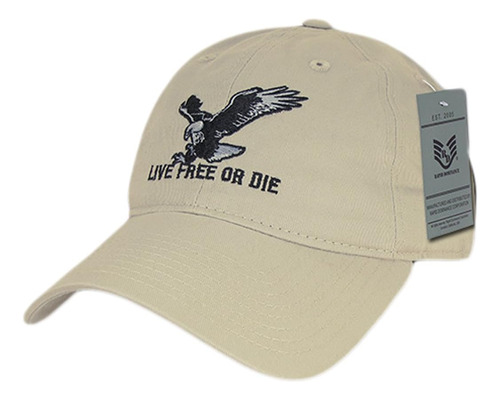 Gorra Gráfica Relajada Rapiddominance Con Live Free Or Die, 