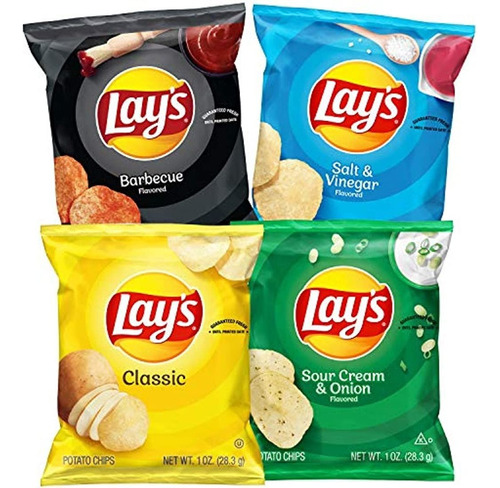Lay's Potato Chip Variedad Pack, 40 Unidades