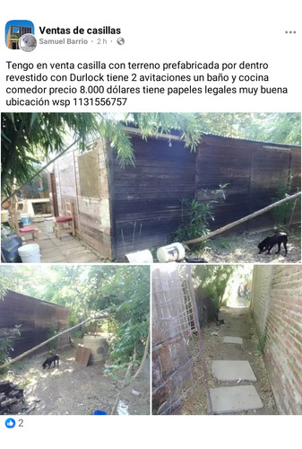 Se Vende Casilla Con Terreno Tiene Sus Papeles 12 X 14 