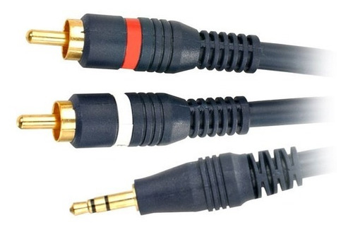 254-045 Cable Plug 3.5mm A 2 Plug Rca Del 1.8m Modelo 