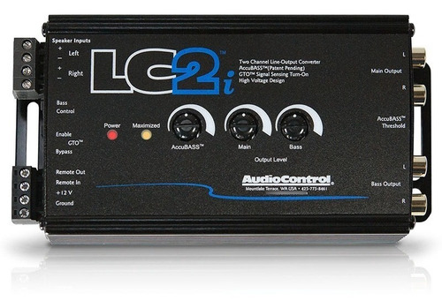 Convertidor De Alta-baja Audiocontrol Lc2i 2 Canales Hi-low