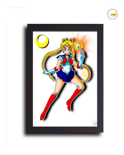Imagen 3 de 9 de Cuadros Decorativos Sailor Moon - Dibujart