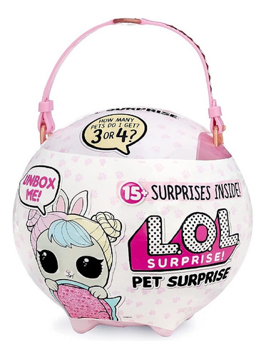 Lol L.o.l  Mascota Original Surprise Biggie Pet Hop Hop