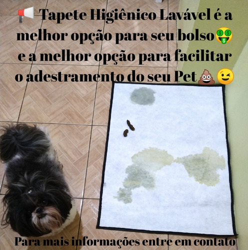 Tapete Higiênico Lavável Tamanho 70x40