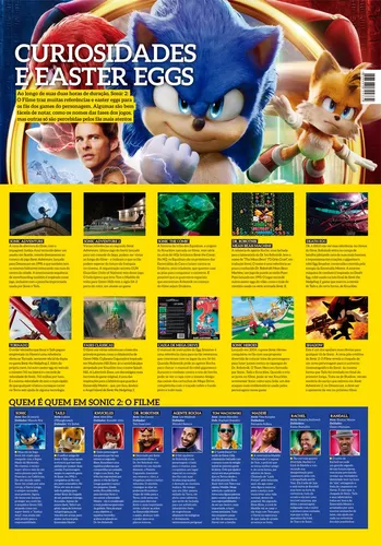 Superpôster Cinema e Séries - Sonic 2 - O Filme, de a Europa. Editora  Europa Ltda., capa mole em português, 2022