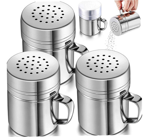 Botellas De Condimentos De Acero Inoxidable De 4 Piezas.
